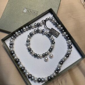 Pearls - Honora Black, Gray and White Set